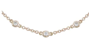 1.04ct tw Diamond by the Yard Chain Necklace