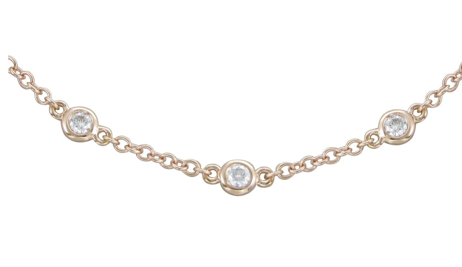 1.04ct tw Diamond by the Yard Chain Necklace