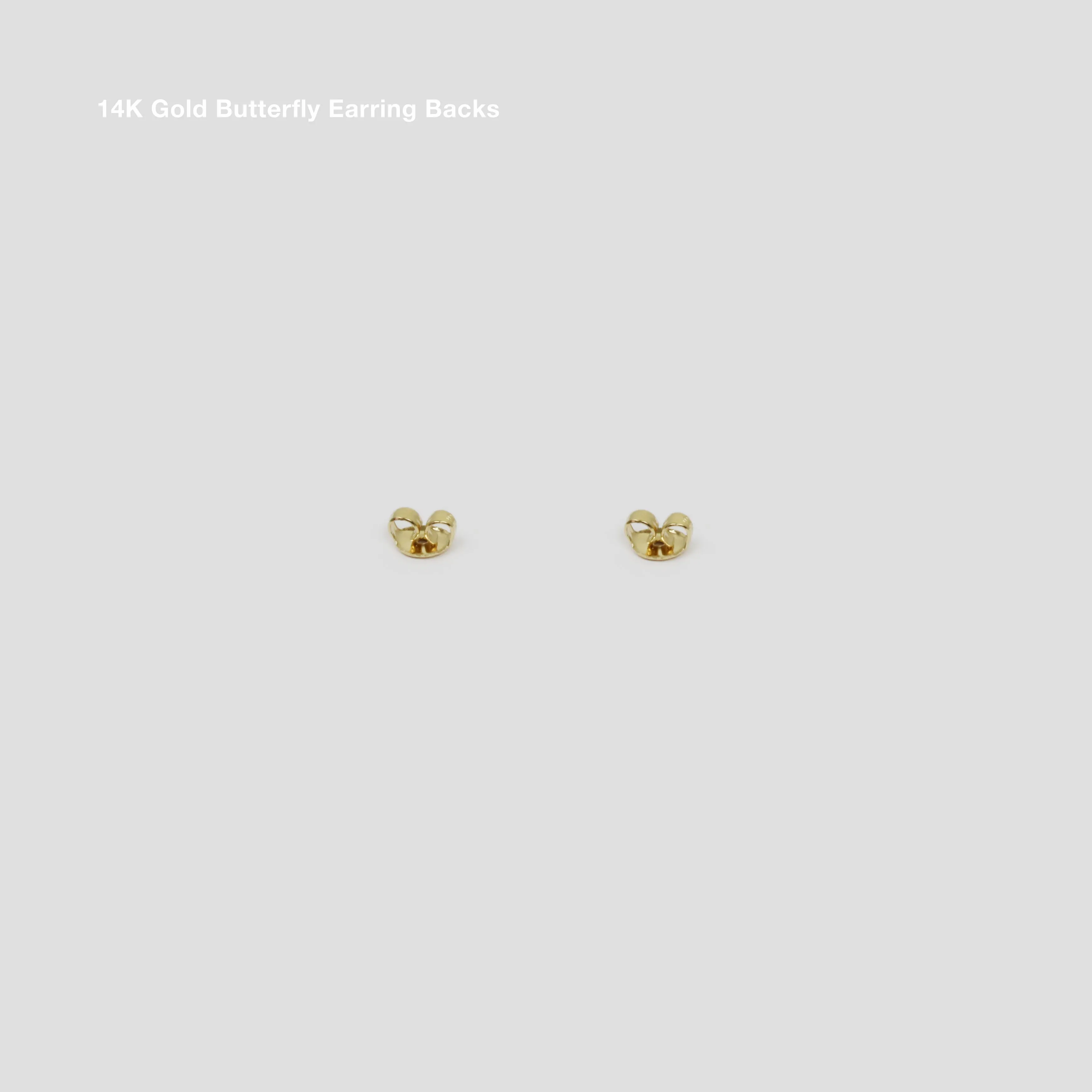 14k Solid Gold Open Rectangle Earrings