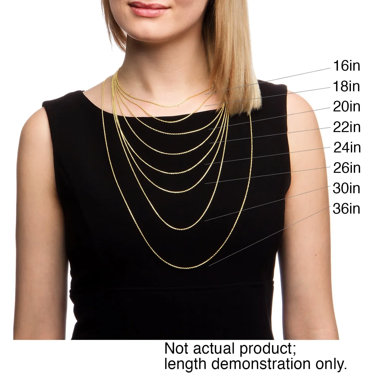 14K Yellow Gold Polished Triangle Minimalist Necklace