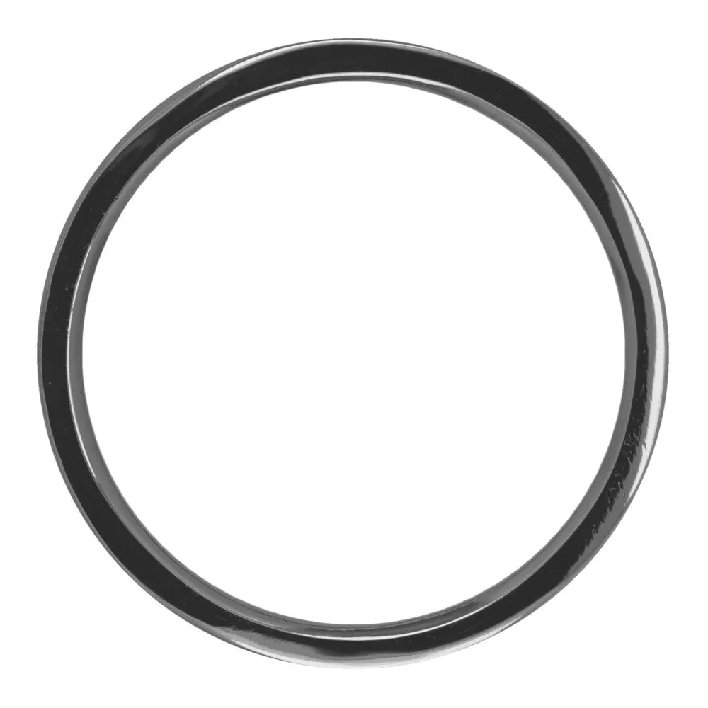 1.7mm Wide x 1.7mm 14k White Gold Square Wedding Band, Polished