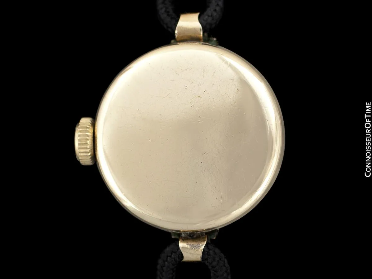 1930's Rolex Observatory Vintage Ladies Gold Watch