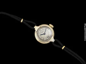 1930's Rolex Observatory Vintage Ladies Gold Watch