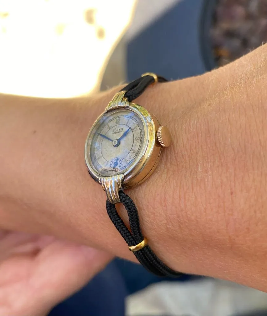 1930's Rolex Observatory Vintage Ladies Gold Watch