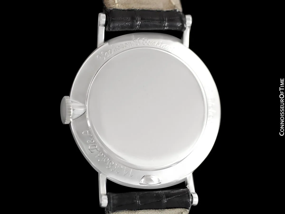 1951 Jaeger-LeCoultre / Vacheron & Constantin Vintage Galaxy Mystery Dial - 14K White Gold & Diamonds
