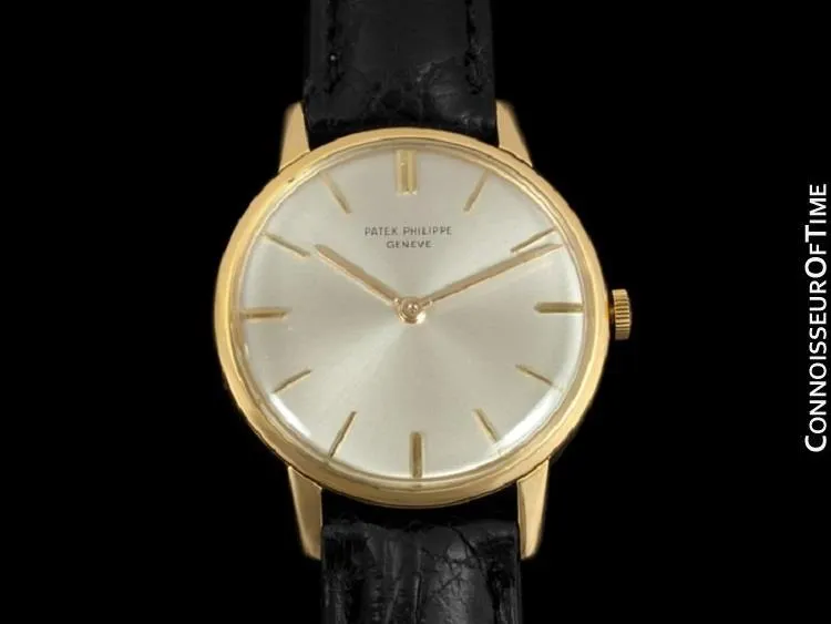 1970 Patek Philippe Vintage Mens Handwound Dress Watch Ref. 2599 - 18K Gold