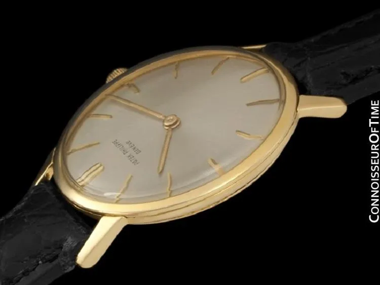1970 Patek Philippe Vintage Mens Handwound Dress Watch Ref. 2599 - 18K Gold