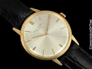 1970 Patek Philippe Vintage Mens Handwound Dress Watch Ref. 2599 - 18K Gold