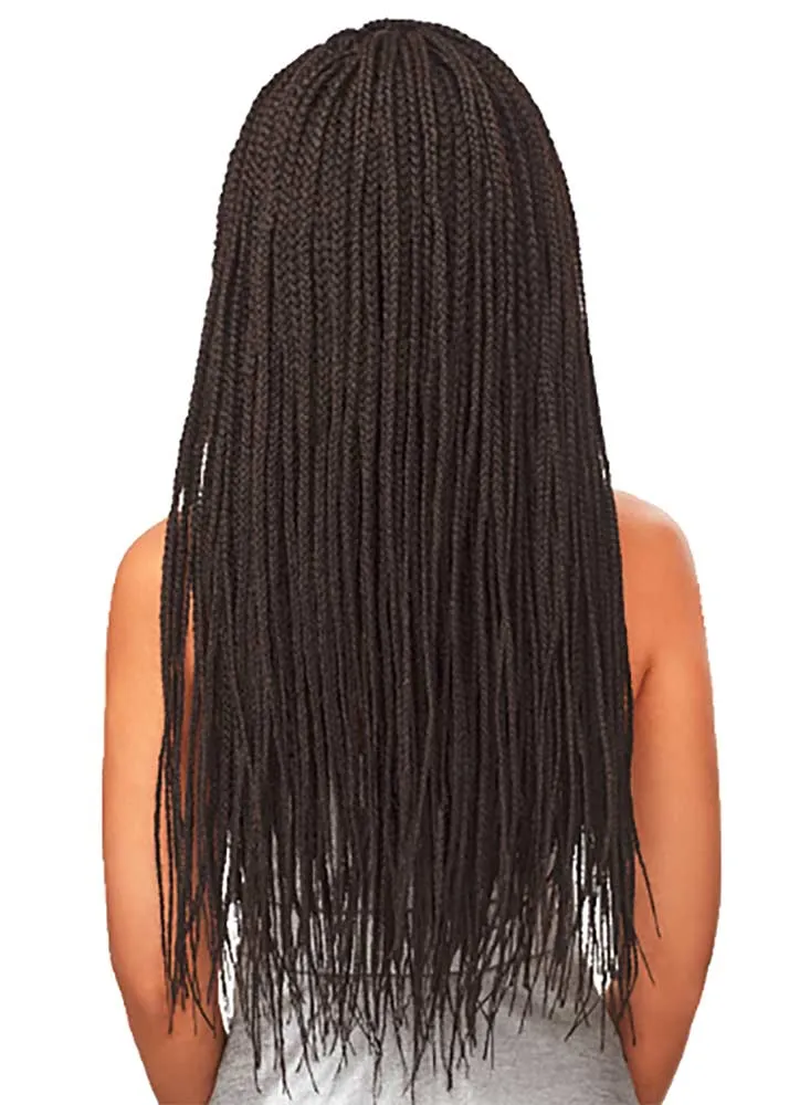 4x4 Part Swiss Lace Wig Box Braid Small 36"