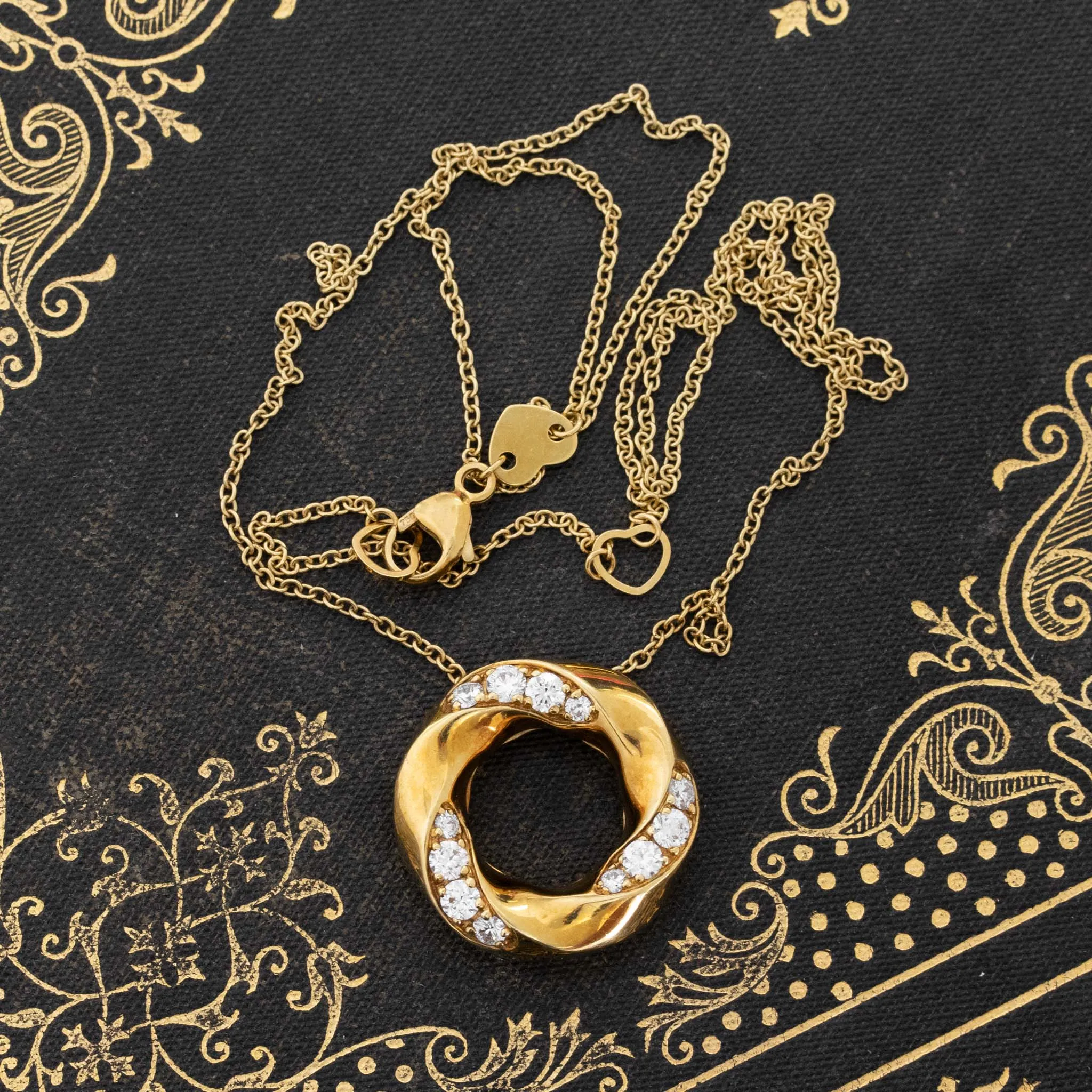 .50ctw Diamond Wreath Pendant by Hearts on Fire