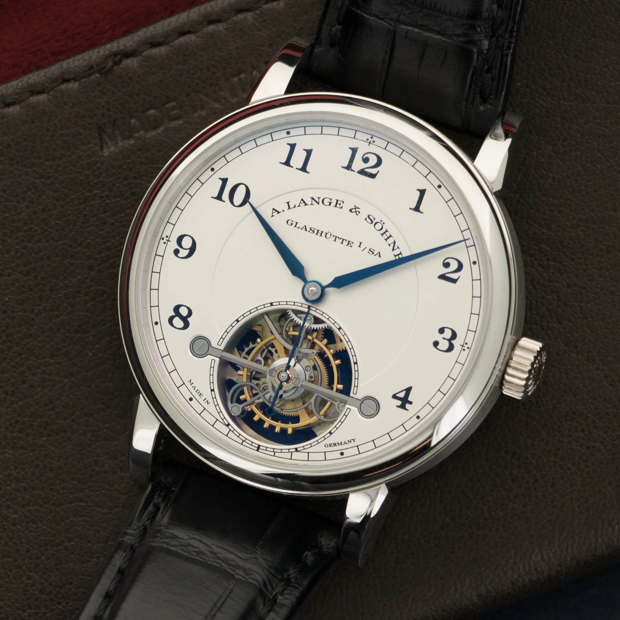 A. Lange & Sohne Platinum 1815 Tourbillon Watch Ref. 730.025