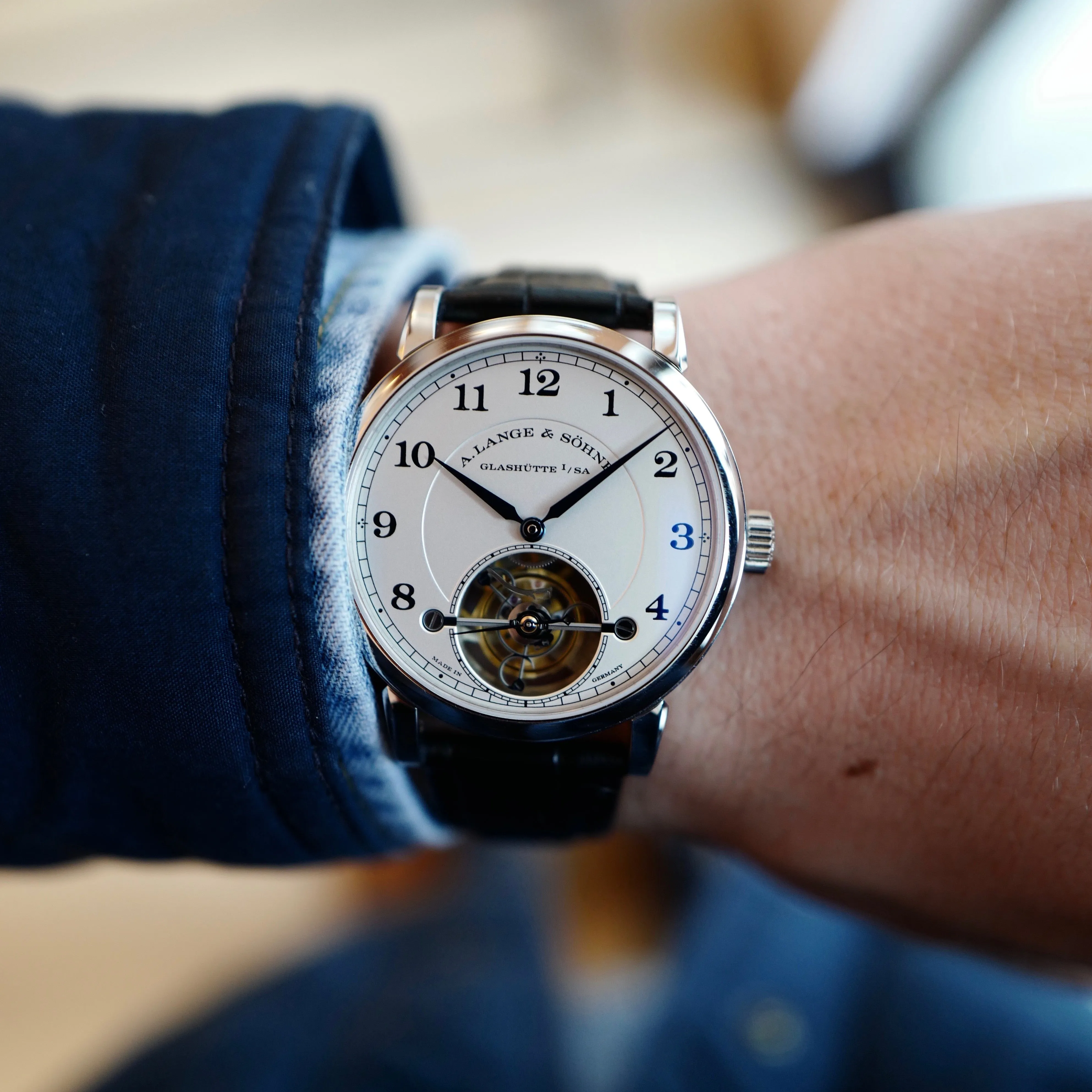 A. Lange & Sohne Platinum 1815 Tourbillon Watch Ref. 730.025