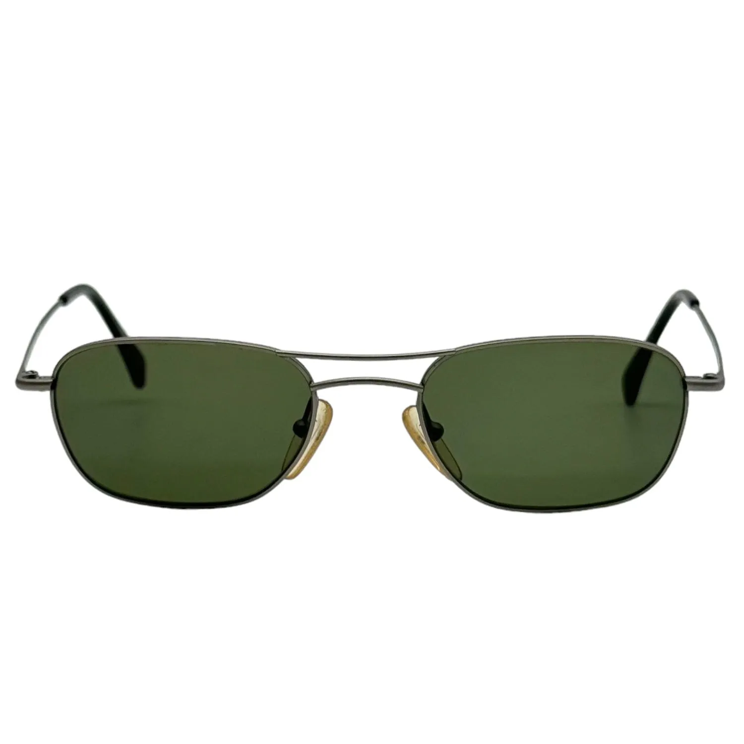 ALAIN MIKLI Vintage Unisex Metal Aviator Sunglasses - Grey