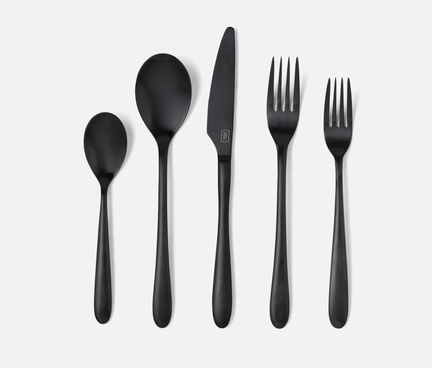 Alba Black Flatware Set