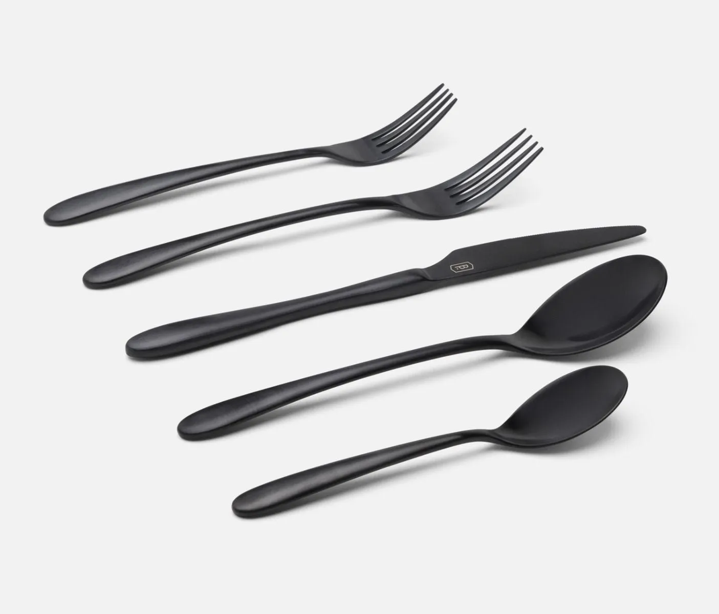 Alba Black Flatware Set