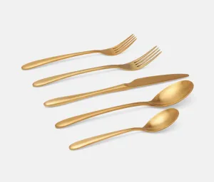 Alba Gold Flatware Set