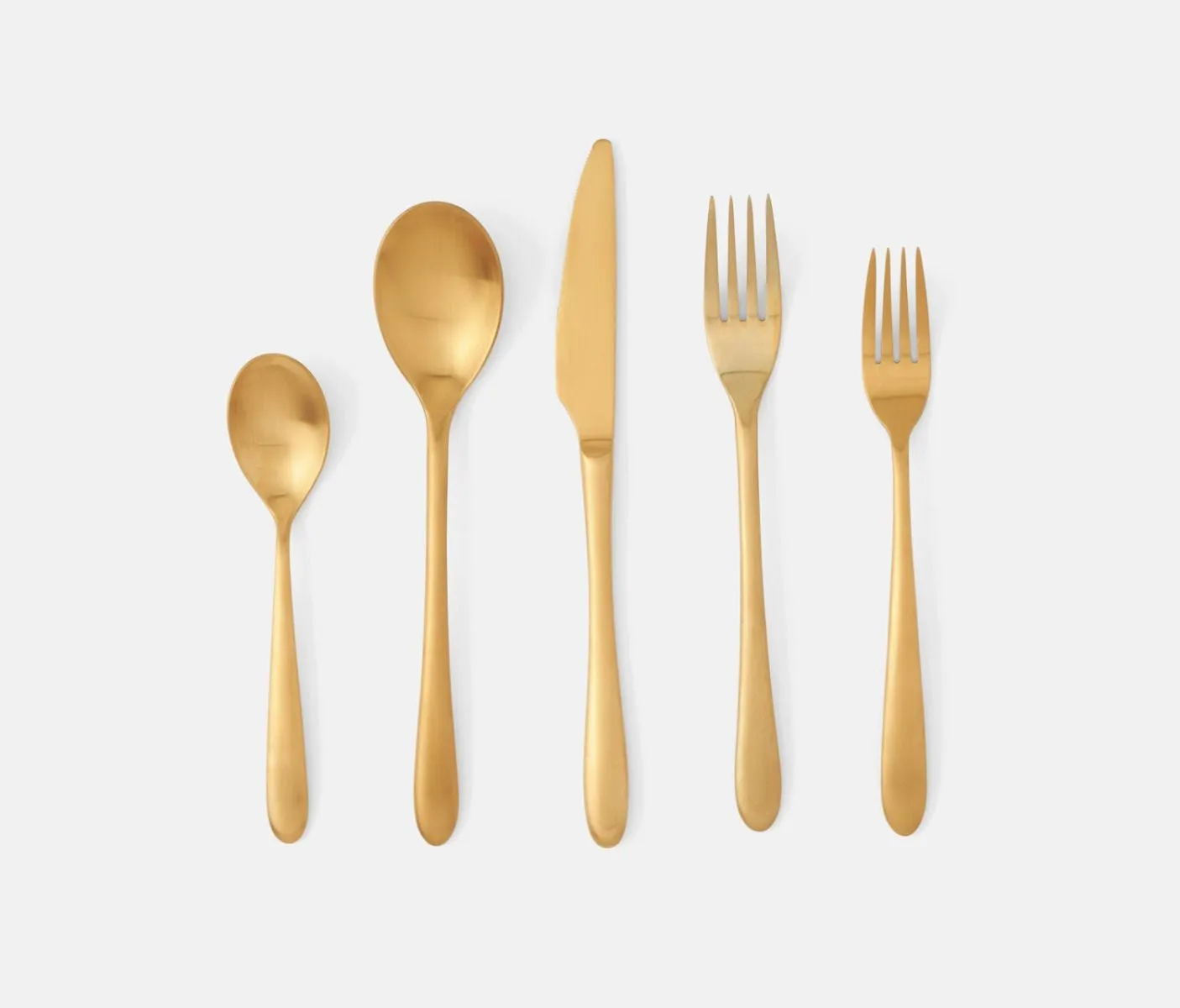 Alba Gold Flatware Set