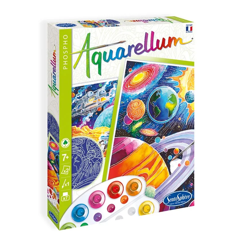 Aquarellum Phospho Cosmos Watercolor Paint Set (7 )
