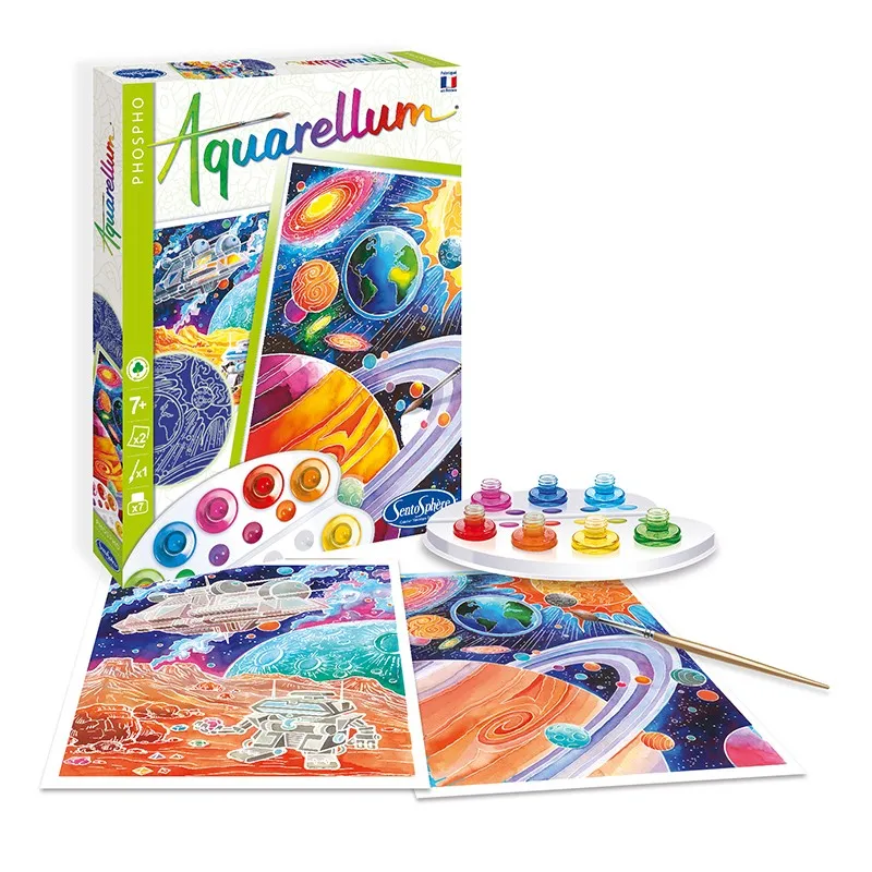 Aquarellum Phospho Cosmos Watercolor Paint Set (7 )