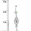 Aurora Courtly Grace Dangle Belly Ring