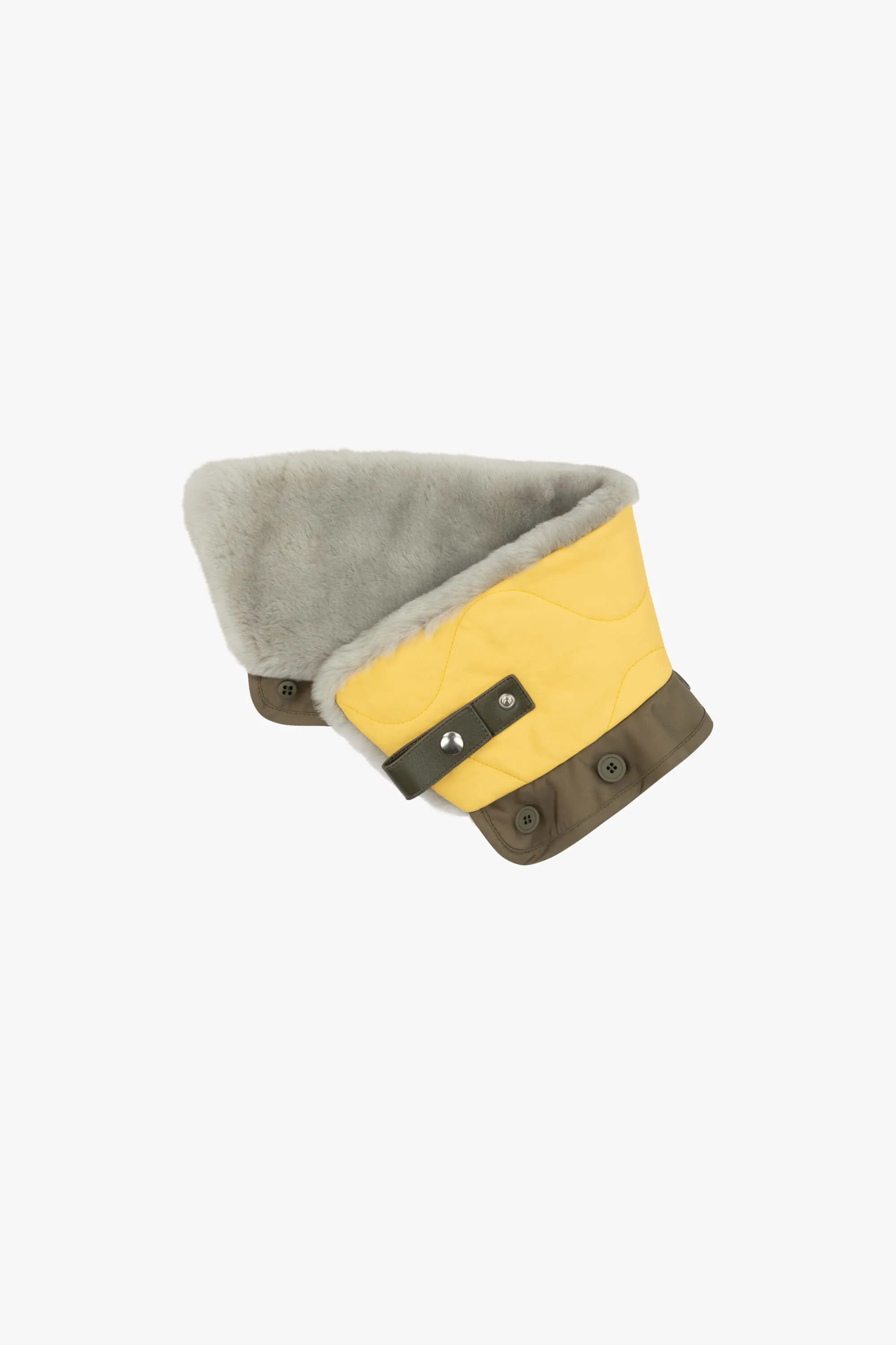 Aviator Collar - Pale Jade / Pale Yellow