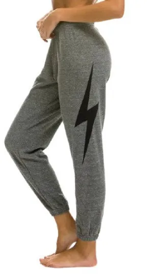 Aviator Natio Bolt Sweatpants - Heather Grey