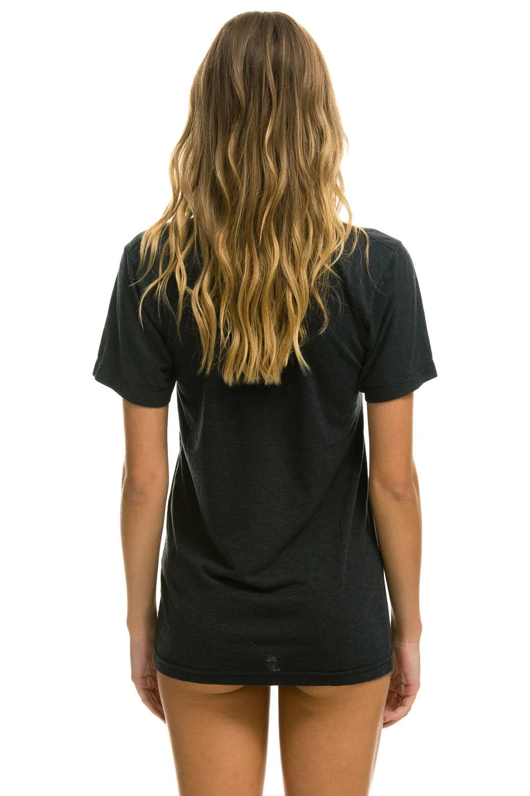 AVIATOR NATION ASPEN TEE - CHARCOAL