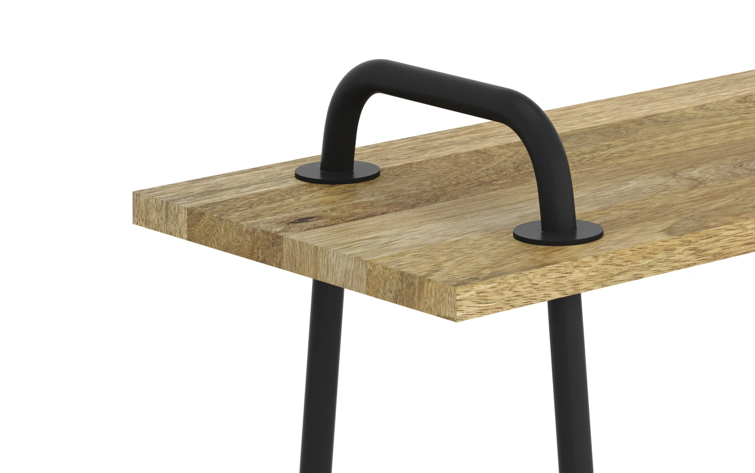 Berkeley Small Entryway Bench in Mango