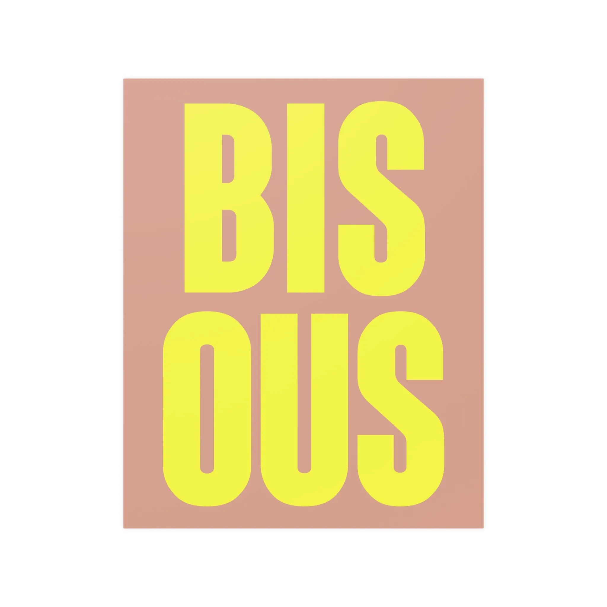Bisous Poster