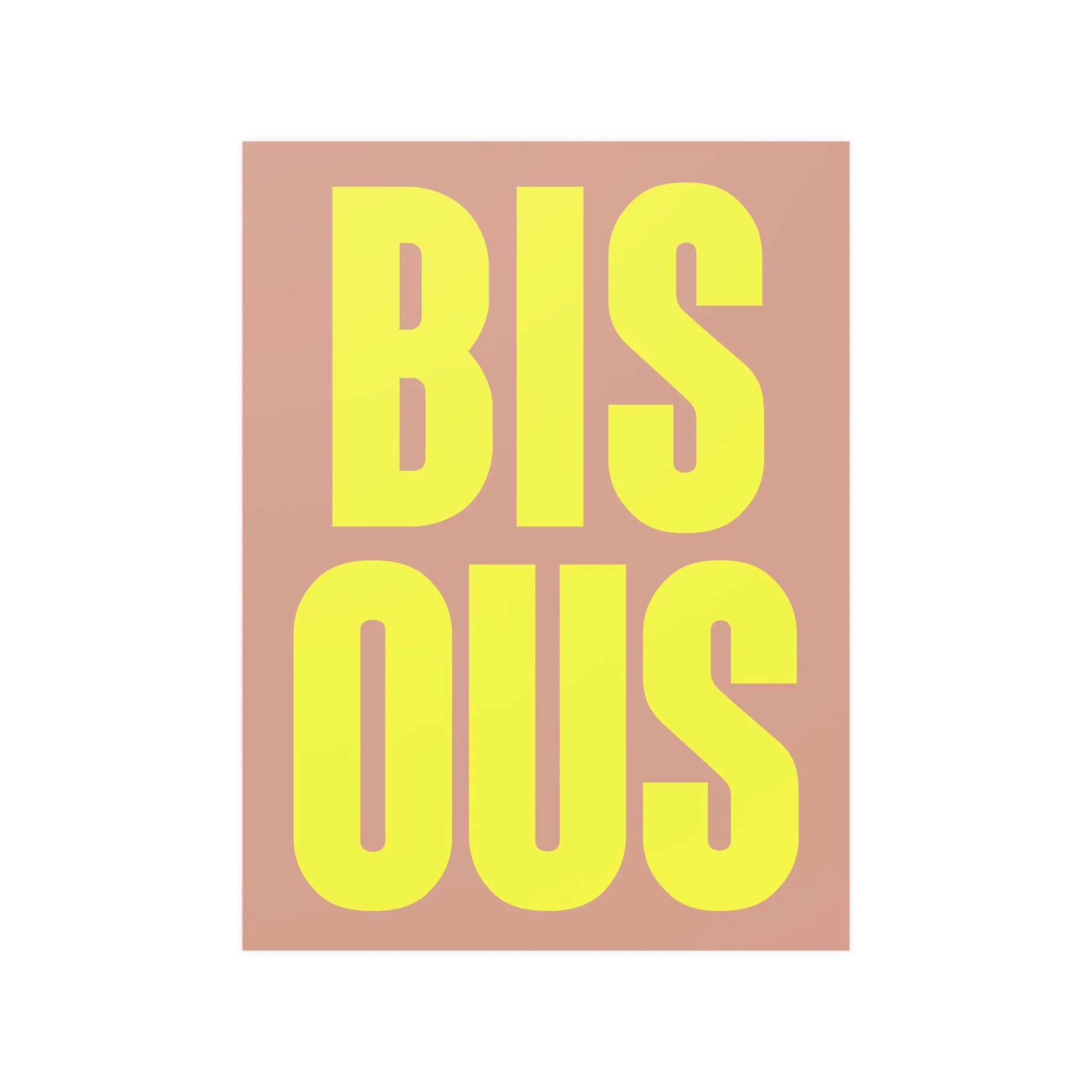 Bisous Poster