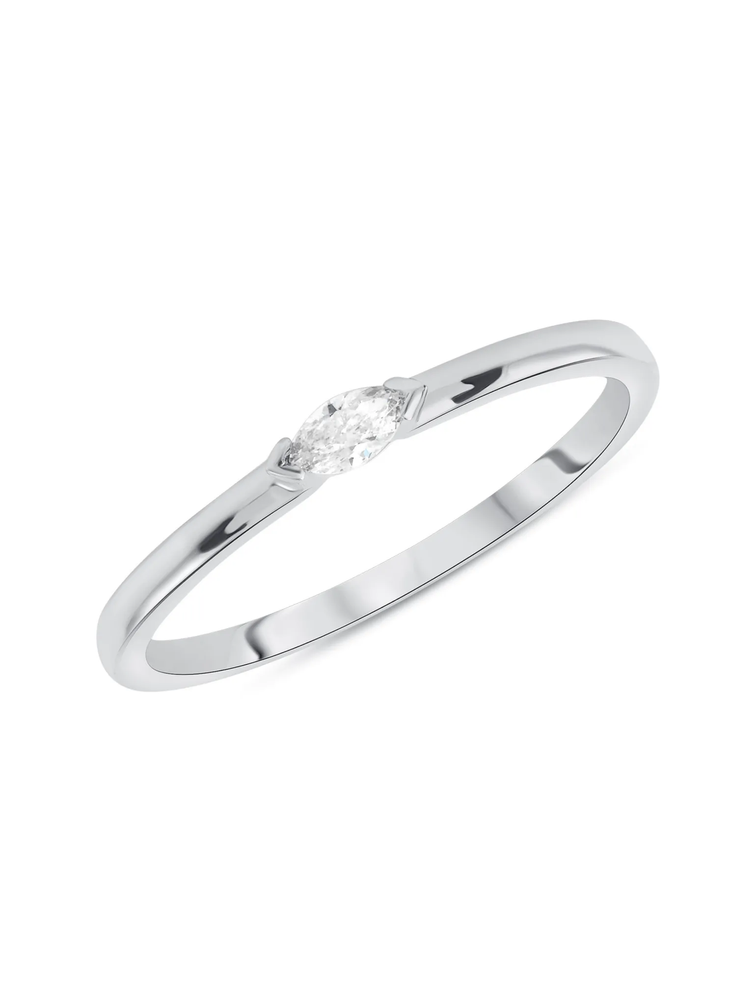Bitsy Marquise Stack Ring 14K