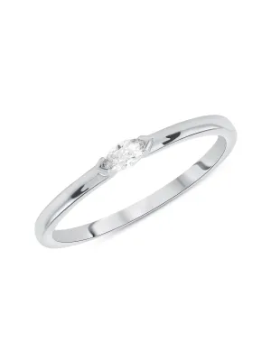 Bitsy Marquise Stack Ring 14K
