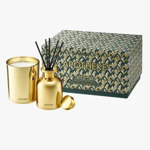 Black Cypress Mini Candle and Reed Diffuser Duo Set