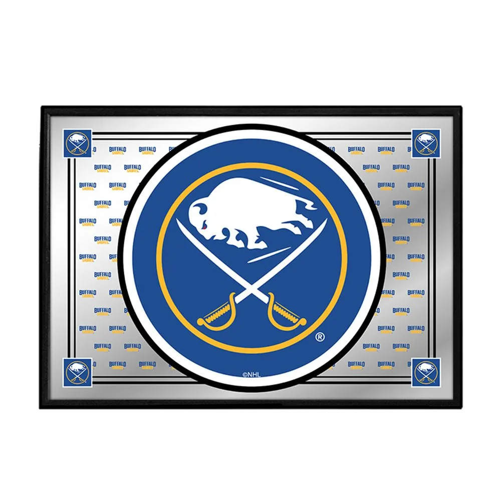Buffalo Sabres: Team Spirit - Framed Mirrored Wall Sign