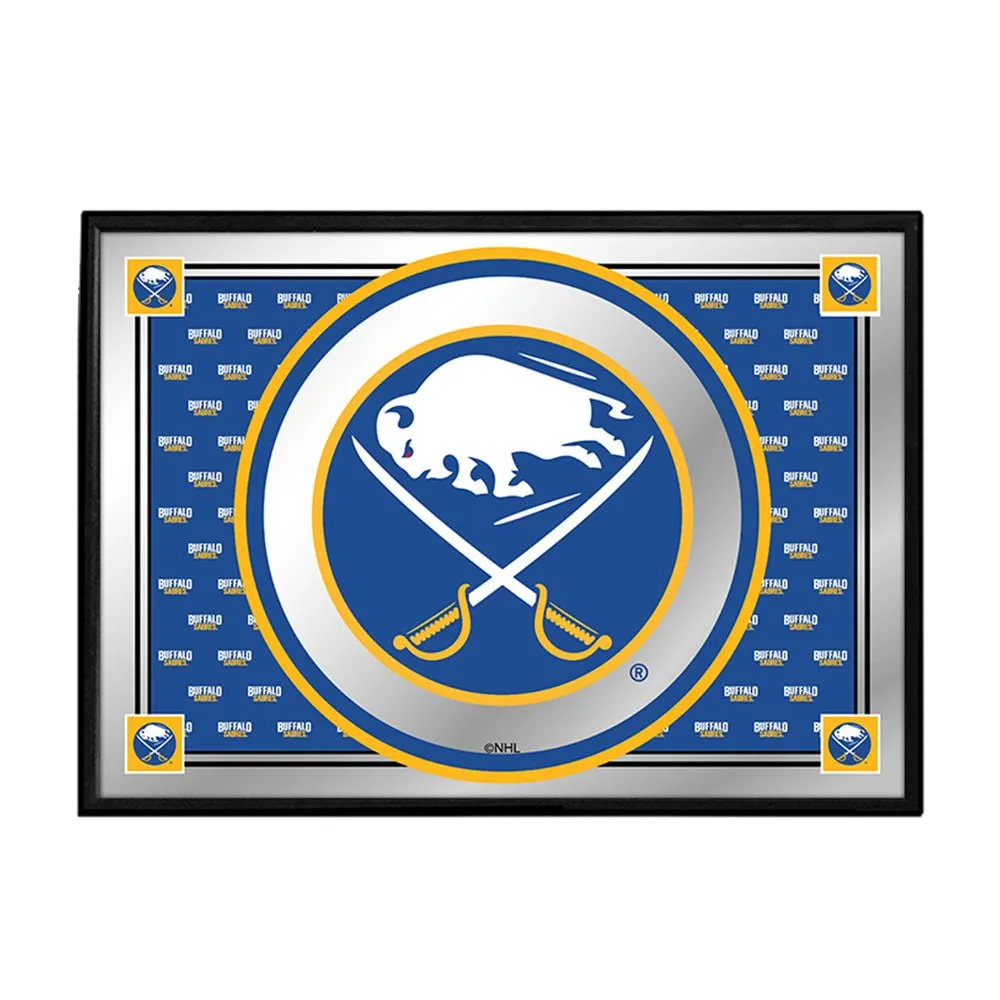 Buffalo Sabres: Team Spirit - Framed Mirrored Wall Sign