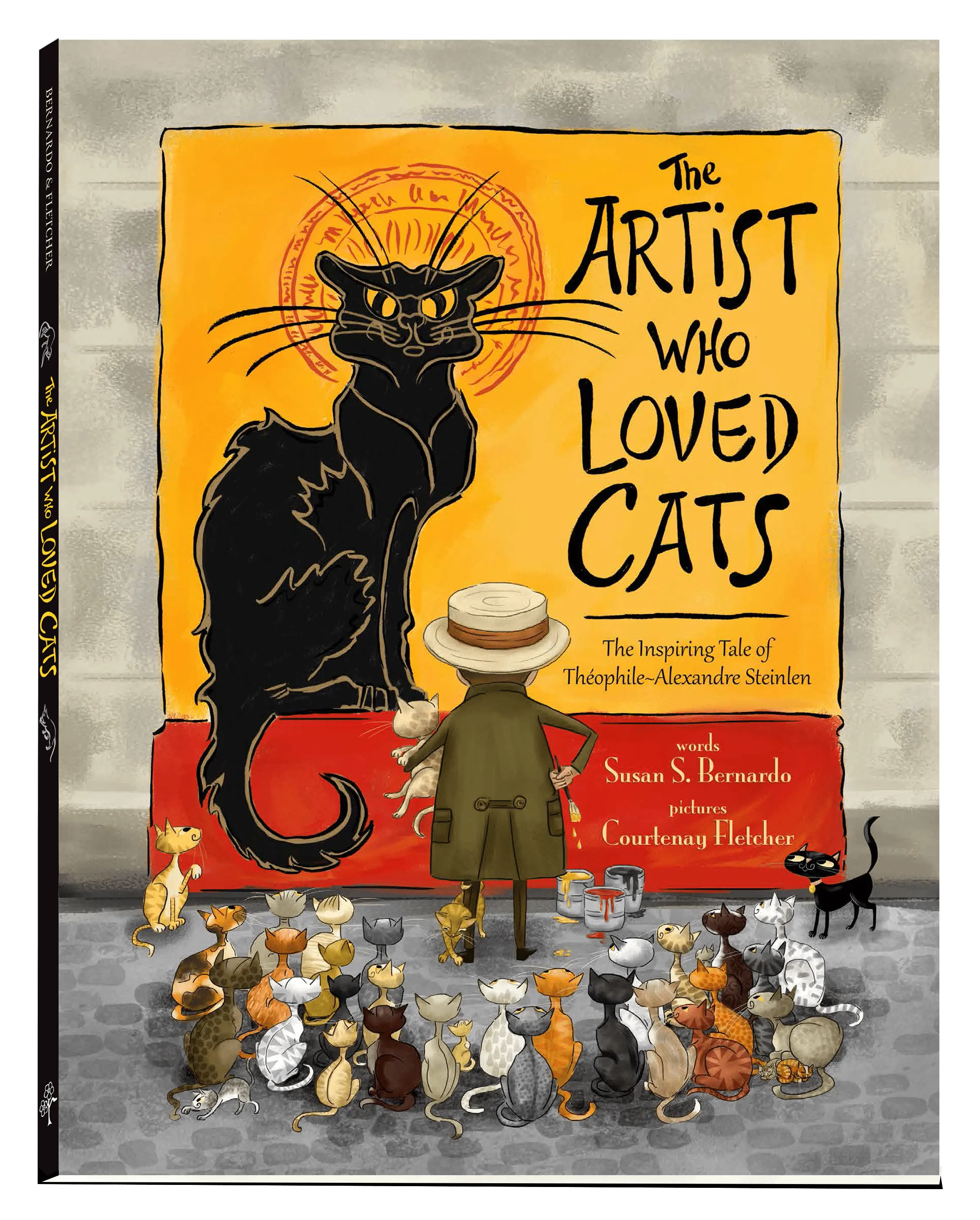 CASE SET (30) Artist Who Loved Cats: The Inspiring Tale of Theophile-Alexandre Steinlen Hardcover