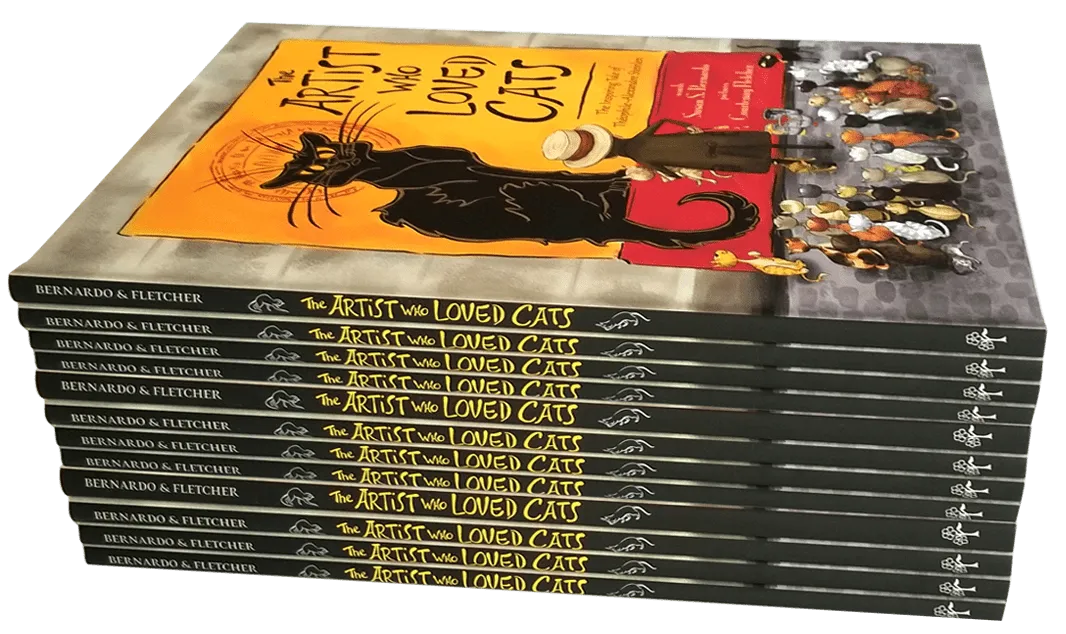 CASE SET (30) Artist Who Loved Cats: The Inspiring Tale of Theophile-Alexandre Steinlen Hardcover