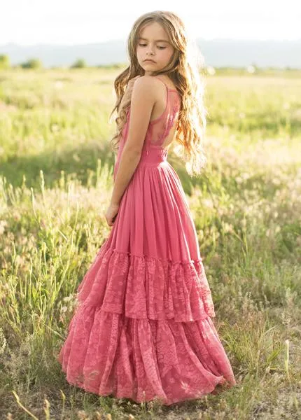 Catrin Dress in Wild Rose