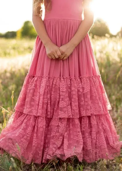Catrin Dress in Wild Rose