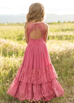 Catrin Dress in Wild Rose