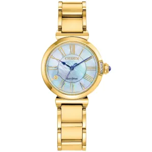 Citizen Eco Drive L Mae Gold Tone