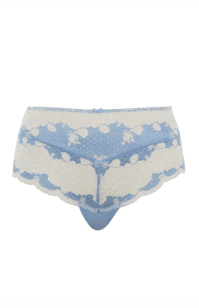 Clara Deep Brief In Dusky Blue - Panache