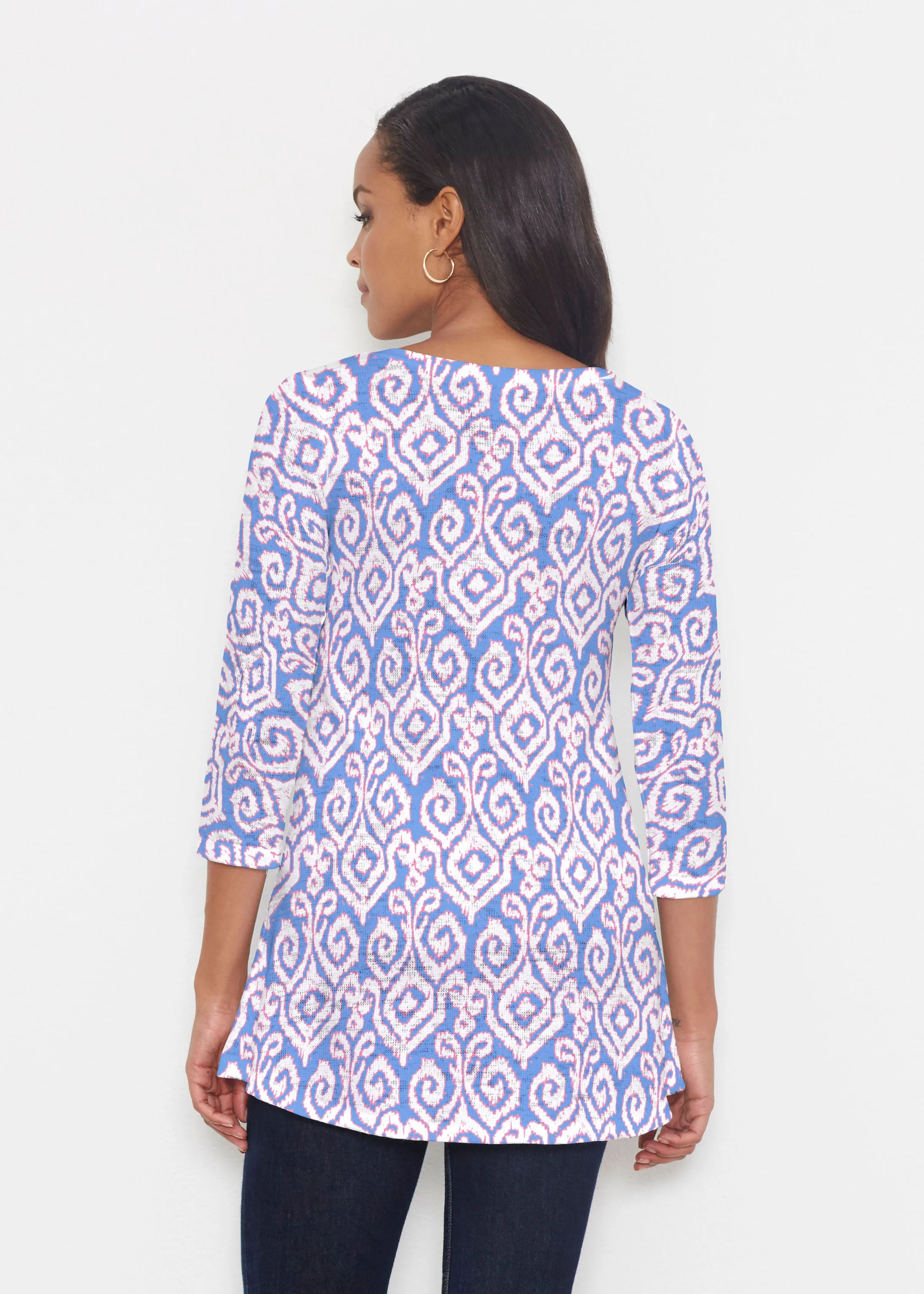 Crayola Royal (8023) ~ Katherine Hi-Lo Thermal Tunic