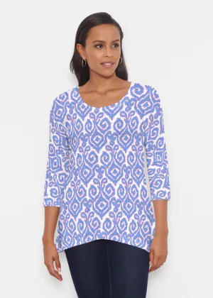 Crayola Royal (8023) ~ Katherine Hi-Lo Thermal Tunic