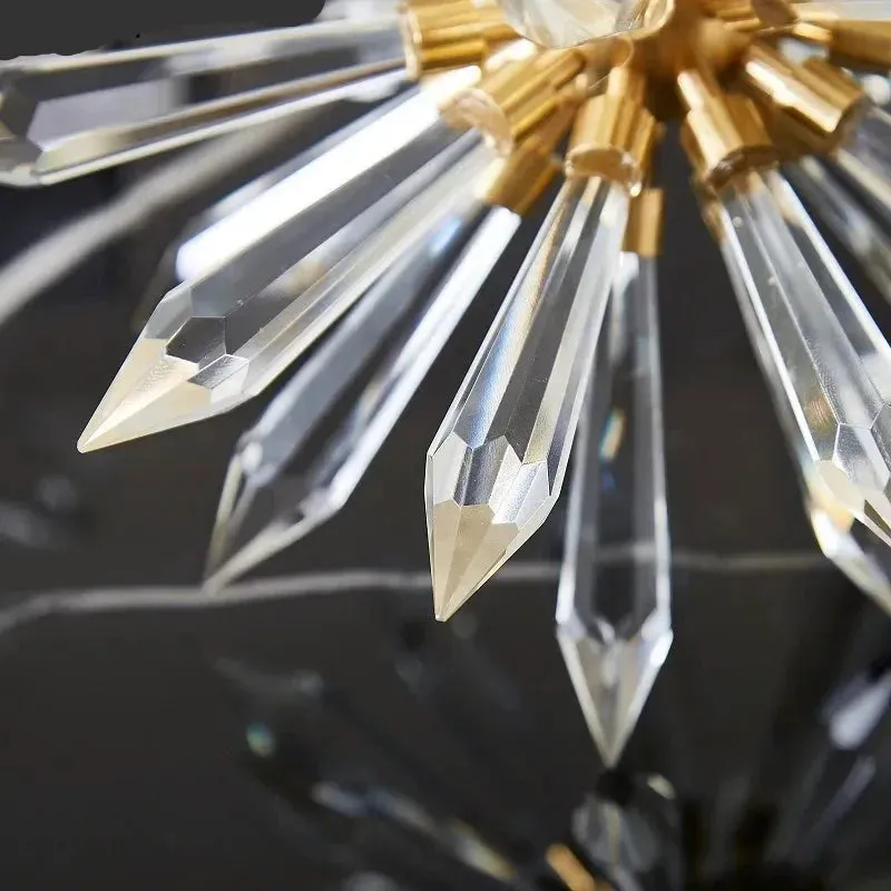 Creative Crystal Sea Urchin Sculpture