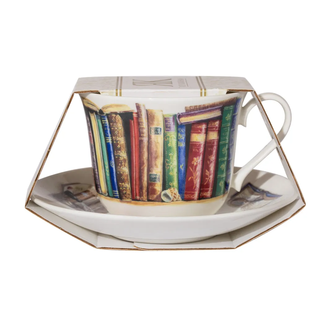 Creative Writing Breakfast Cup and Saucer