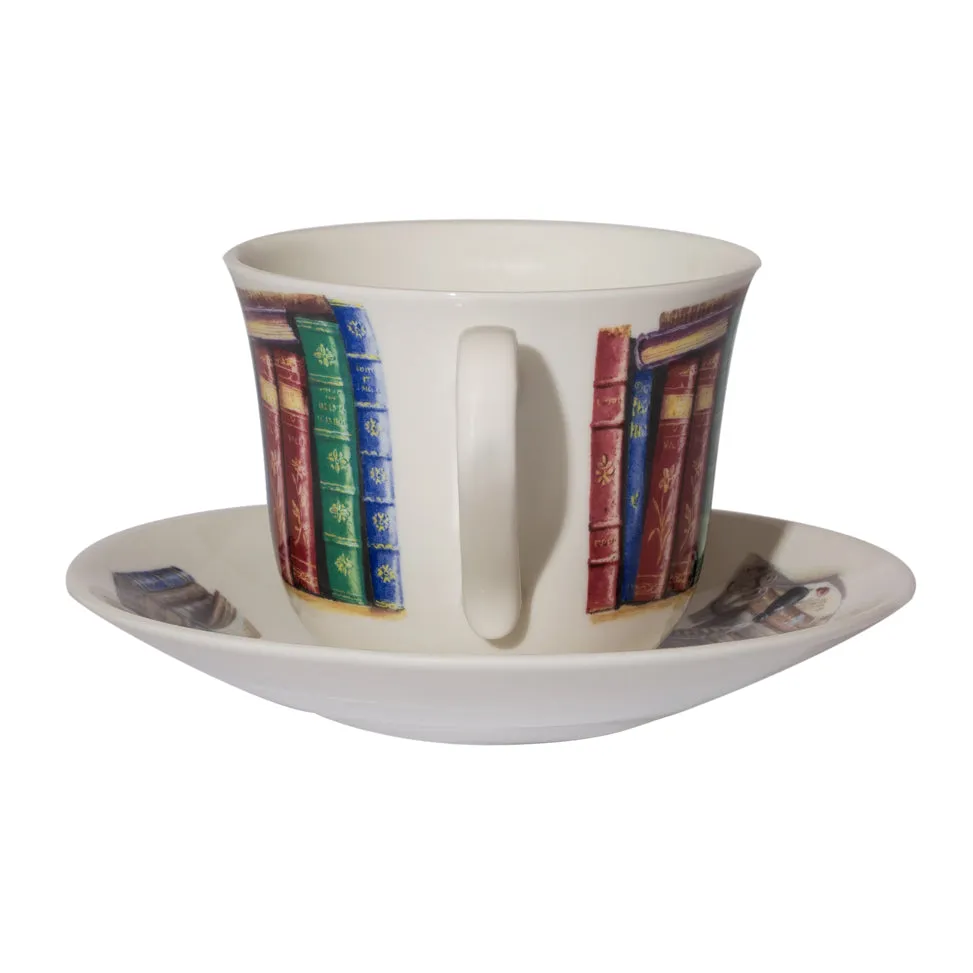 Creative Writing Breakfast Cup and Saucer