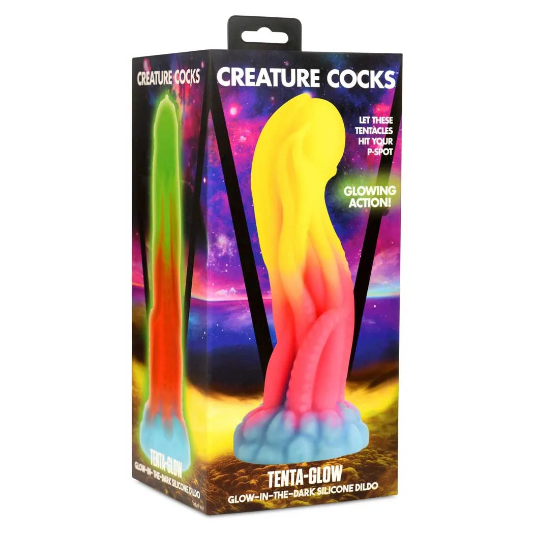 Creature Cocks Tenta-Glow Glow-in-the-Dark Silicone Dildo