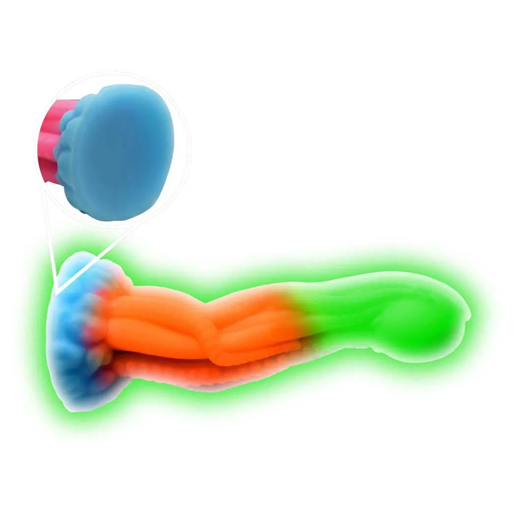 Creature Cocks Tenta-Glow Glow-in-the-Dark Silicone Dildo