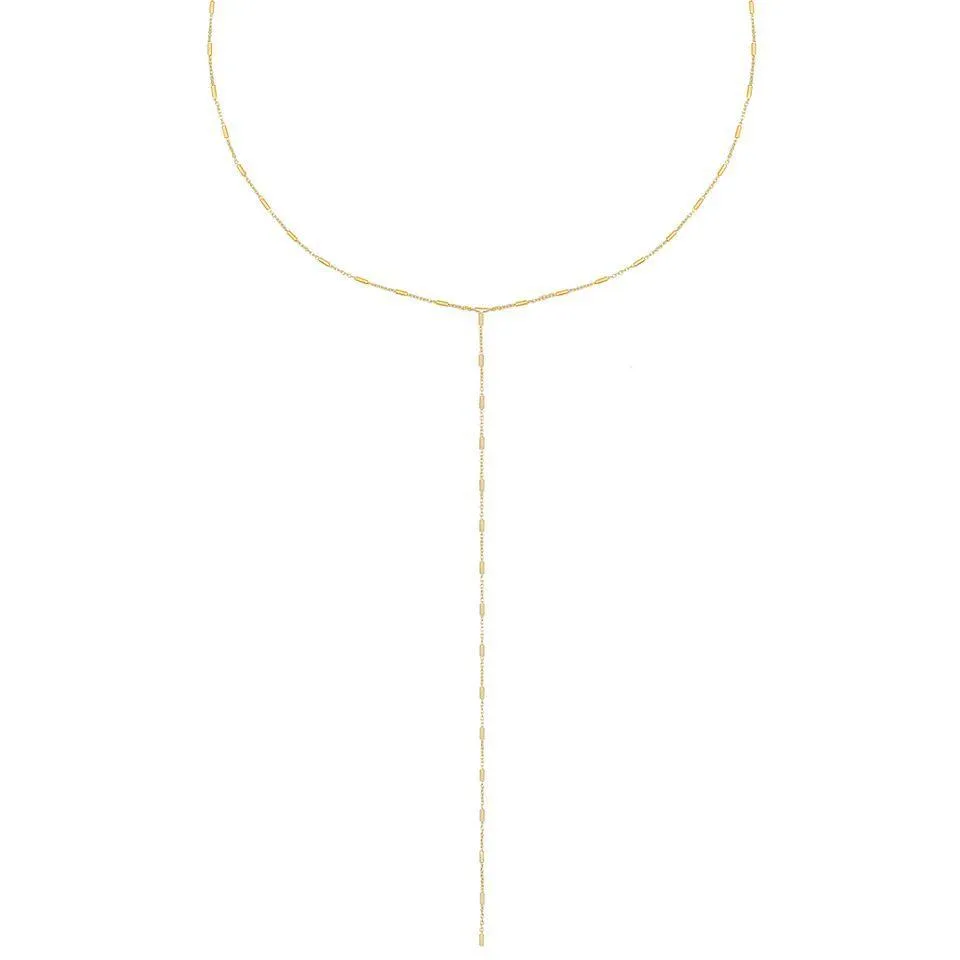 Dainty Bar Lariat